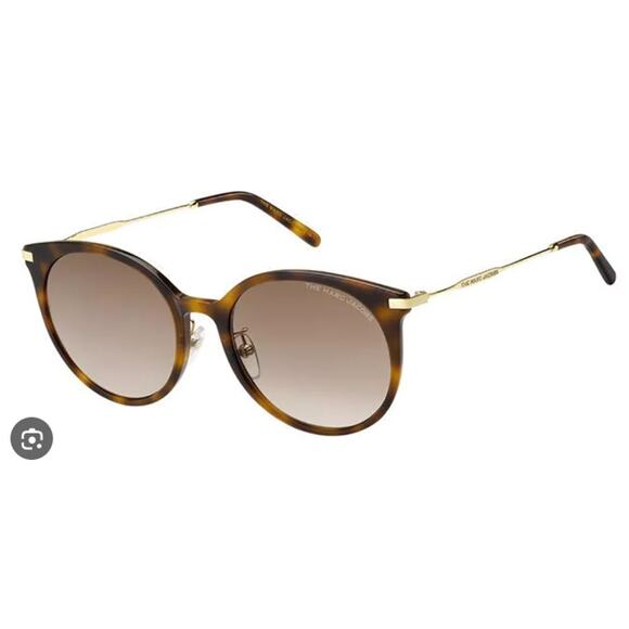 Marc Jacobs Round Women\'s Sunglasses - Havana / Brown Gradient - NWT main image 4